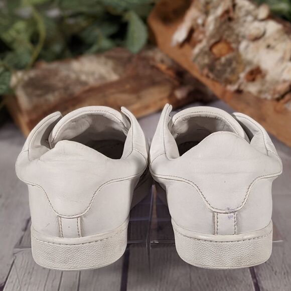 VINCE 'VISTA' PYTHON EFFECT LEATHER BAND SNEAKERS - Picture 5 of 8